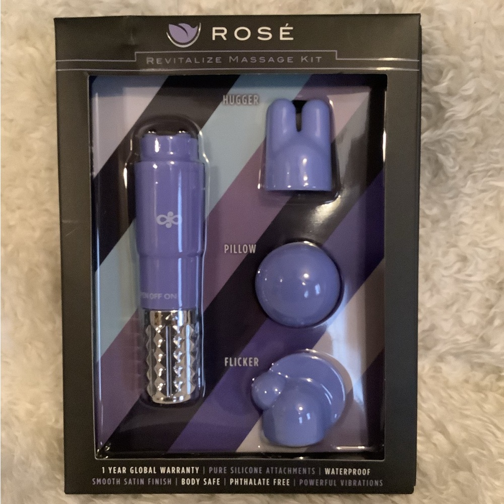 Blush Massage Kit with Attachments